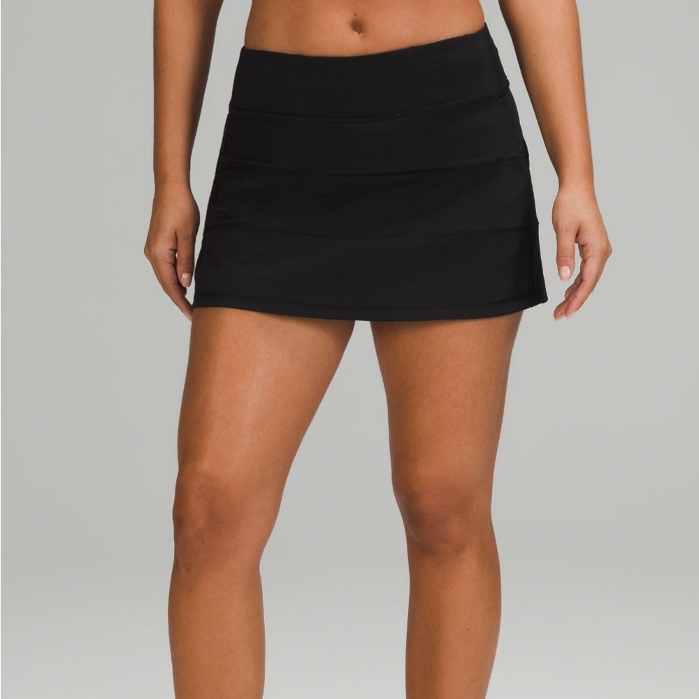 LULULEMON Pace Rival Mid Rise Skirt in Black